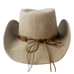 Chapeau de Cowboy Femme en Cuir Look Country