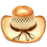 Chapeau Cowboy en Paille Ventilé