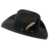 Chapeau Cowboy Tendance en Feutre Noir