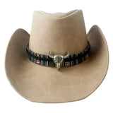 Chapeau de Cowboy Texas en Cuir
