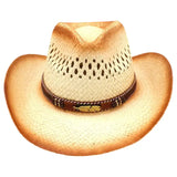 Chapeau Cowboy Ventilé en Paille