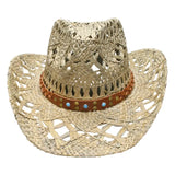 Chapeau Cowgirl en Paille Style Western