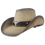 Chapeau de Cowboy Western en Cuir