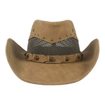 Chapeau de Cowboy Aéré en Cuir