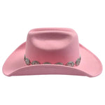 Chapeau de Cowboy Femme Rose Style Country