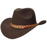 Chapeau Western Enfant Marron