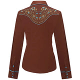 Chemise Américaine Western Style Cowgirl