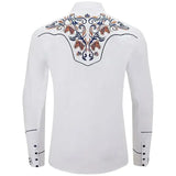 Chemise Country Blanche Style Cowboy