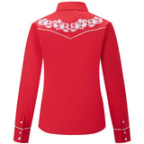 Chemise Country Rouge Style Cowgirl