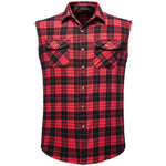 Chemise Cowboy sans Manches pour Homme