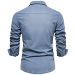 Chemise Western en Jean Bleu Clair