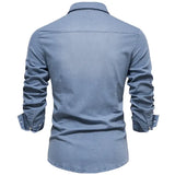 Chemise Western en Jean Bleu Clair