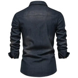 Chemise Western en Jean Brut