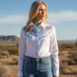Chemise Équitation Western pour Femme