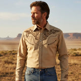 Chemise Western Beige