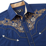 Camisa Western Azul