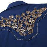 Camisa Western Azul