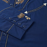 Camisa Western Azul