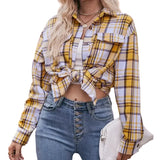 Chemise Western à Carreaux pour Femme