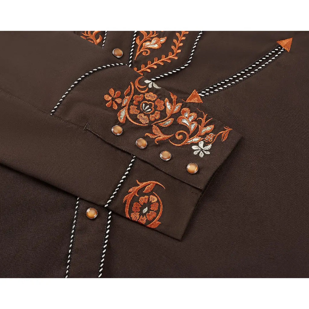 Chemise western vintage, chemisier brodé western Scully taille M - Canada Chemise western vintage, chemisier brodé western Scully taille M - Canada