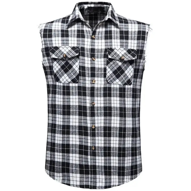 Chemise Western à Carreaux M - Homme - Coton - Occasion Très Bon État - Territoire Du Nord-Ouest
