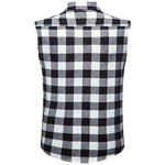Chemise Western sans Manches Style Bucheron