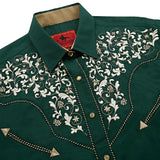 Men's Brown Western Shirt