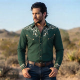 Chemise Western Verte