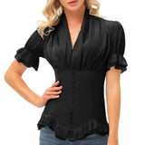 Chemisier Style Western pour Femme