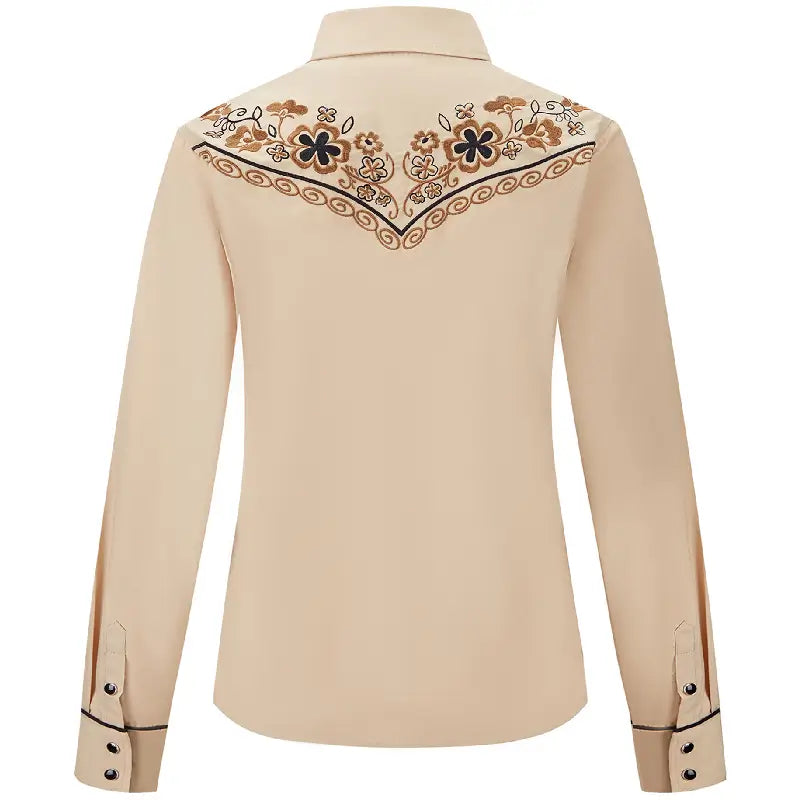 Chemise Country Femme Brodée Le