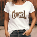 T-Shirt Femme Cowgirl