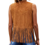 Gilet Country Style Western à Franges pour Femme