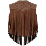 Gilet Cowboy Femme avec Strass
