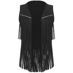 Gilet Cowboy Noir Femme