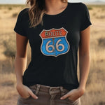 Tee Shirt Route 66 Femme