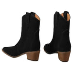 Santiags en Daim Style Bottines