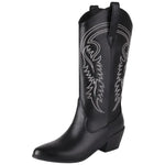 Santiags Noires pour Femme