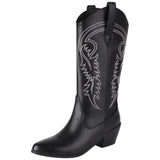 Santiags Noires pour Femme