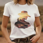 Tee Shirt Femme Style Western