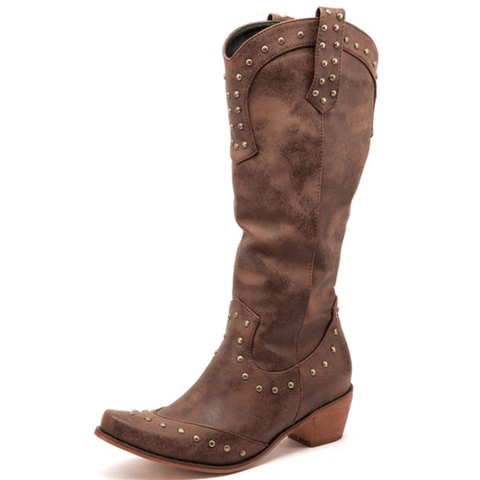 Santiags Marron pour Femme Le Cowboy