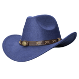 Chapeau Style Cowboy Bleu Marine