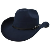 Chapeau de Cowboy Western Country Bleu Marine