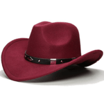 Chapeau de Cowboy Enfant Bordeaux