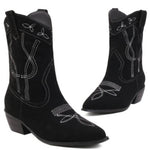 Bottines Western Noires pour Cowgirl