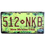Plaque Immatriculation New Mexico