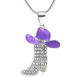 Collier Country Femme Violet