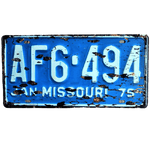 Plaque Américaine Missouri