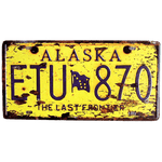 Plaque d'Immatriculation Alaska