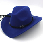Chapeau Western Grande Taille Bleu