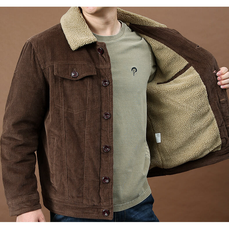 Veste Cowboy Marron Homme Le